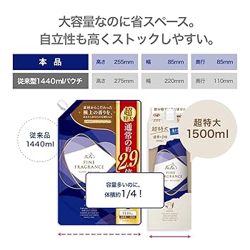 Amazon | ファーファ ファインフレグランス オム 1500ml 詰替